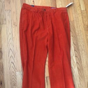 Vineyard vines orange men’s corduroy pants NWT